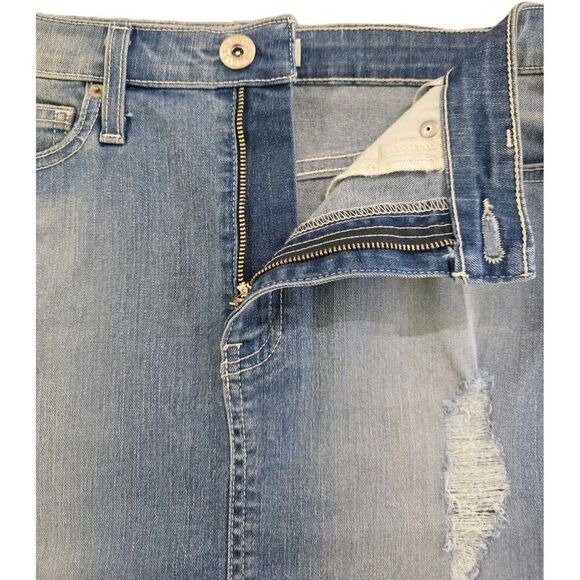 GUESS Midi Denim Skirt Womens Size Medium Pensil Straight Y2k - Picture 7 of 10